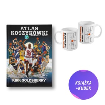 Atlas koszykówki. Jak zmieniała się NBA (książka + kubek koszykarski)