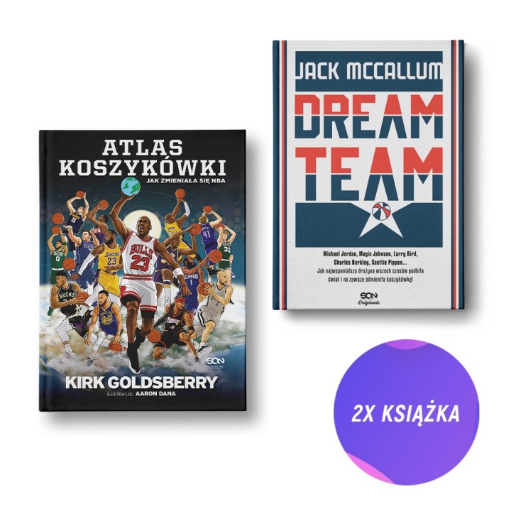 Atlas koszykówki. Jak zmieniała się NBA + Dream Team (2x książka)