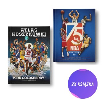 Atlas koszykówki. Jak zmieniała się NBA + 75 lat NBA (2x książka)
