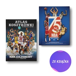 Atlas koszykówki. Jak zmieniała się NBA + 75 lat NBA (2x książka)