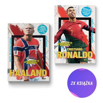 Haaland. Norweski terminator. Wydanie II + Cristiano Ronaldo. Chłopiec, który wiedział, czego chce (2x książka)
