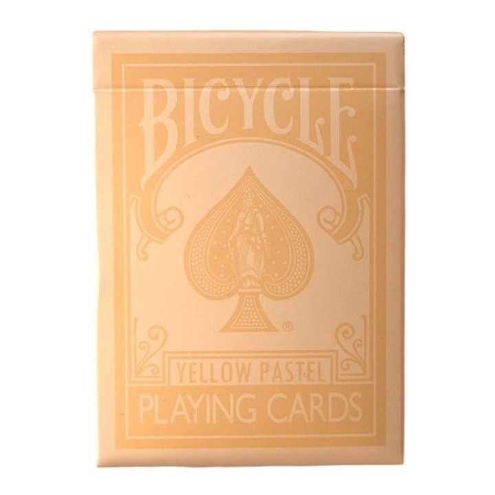 Karty Bicycle Yellow Pasel