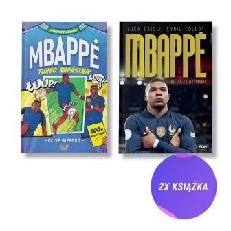Mbappe. Turbo napastnik + Kylian Mbappe. Nie do zatrzymania (2x książka)