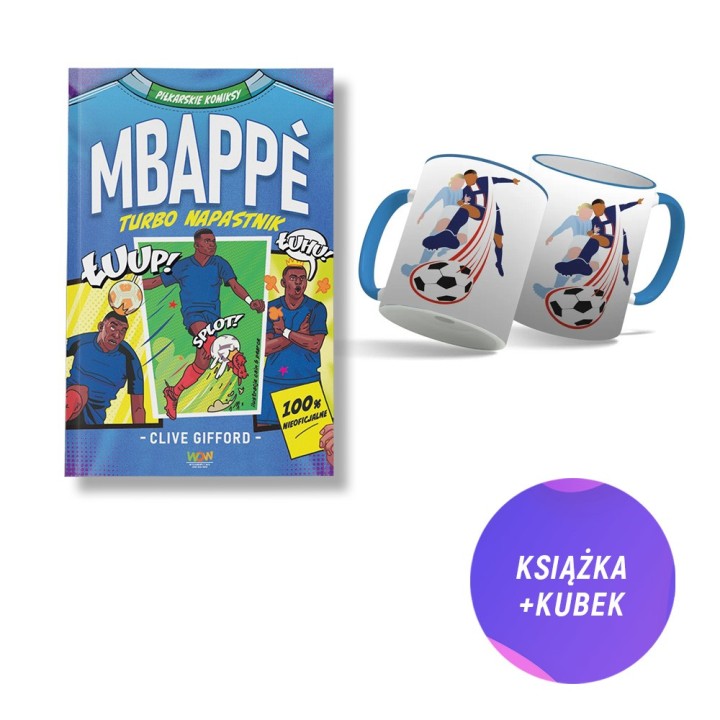Mbappe. Turbo napastnik (książka + kubek rywalizacja piłkarze Erling Kylian)
