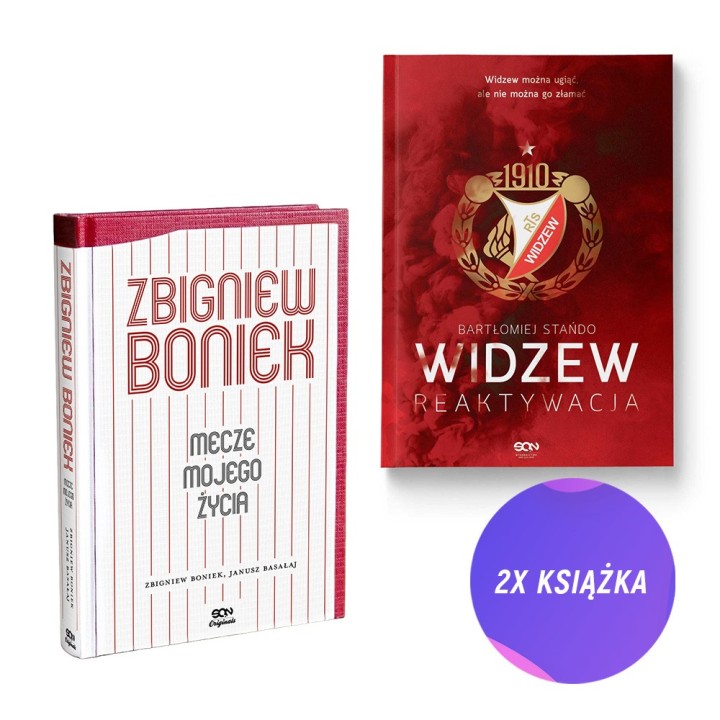 Zbigniew Boniek. Mecze mojego życia. Wydanie II + Widzew. Reaktywacja MK (2x książka)