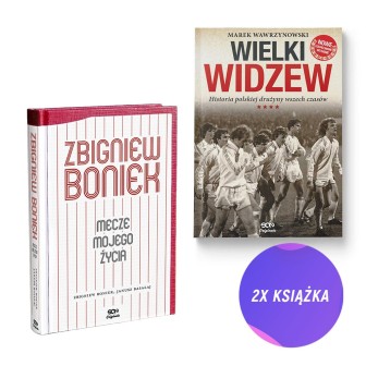 Zbigniew Boniek. Mecze mojego życia. Wydanie II + Wielki Widzew (2x książka)