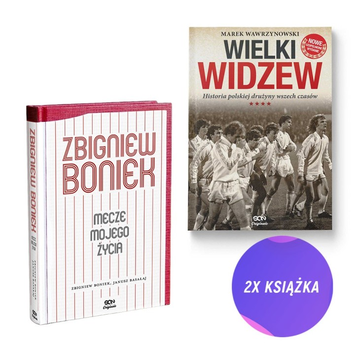 Zbigniew Boniek. Mecze mojego życia. Wydanie II + Wielki Widzew (2x książka)