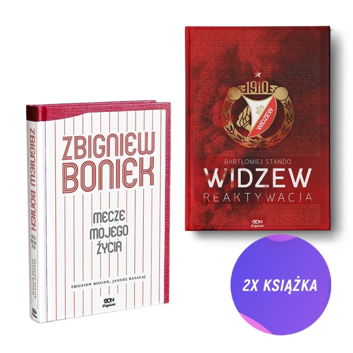 Zbigniew Boniek. Mecze mojego życia. Wydanie II + Widzew. Reaktywacja TW (2x książka)