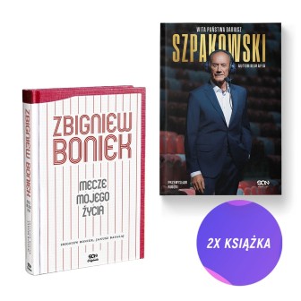 Zbigniew Boniek. Mecze mojego życia. Wydanie II + Wita państwa Dariusz Szpakowski - MK (2x książka)