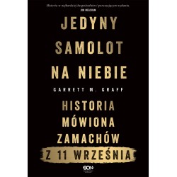 Okładka książki Jedyny samolot na niebie. Historia mówiona zamachów z 11 września w księgarni Labotiga