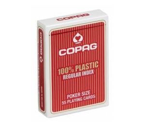 Karty Poker Jumbo czerwone 55 kart CARTAMUNDI