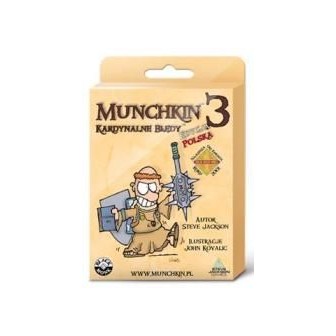 Munchkin 3 Kardynalne Błędy BLACK MONK
