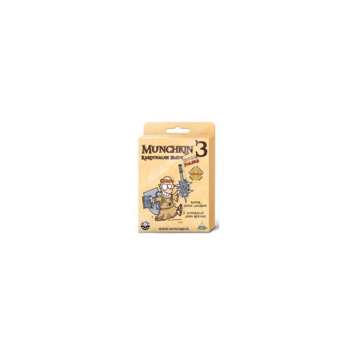 Munchkin 3 Kardynalne Błędy BLACK MONK