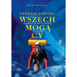 Okładka książki Wszechmogący. Człowiek, który wymyślił Himalaje. Biografia Andrzeja Zawady w księgarni sportowej Labotiga