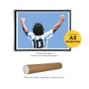 Plakat Diego (297 x 420 mm, A3, pakowany w tubę) inspirowany legendarnym piłkarzem