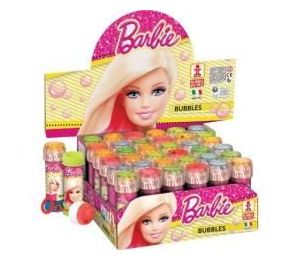 Bańki mydlane 60ml Barbie (36szt)