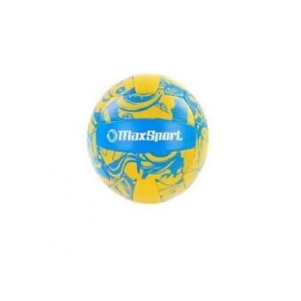 Piłka siatkowa Max Sport żółto-niebieska