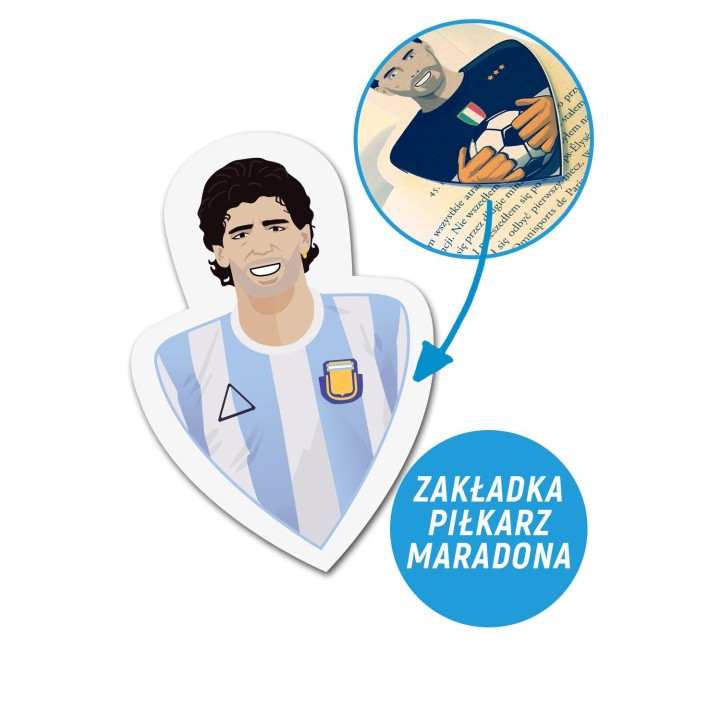 Zakładka kartonowa głowa Diego