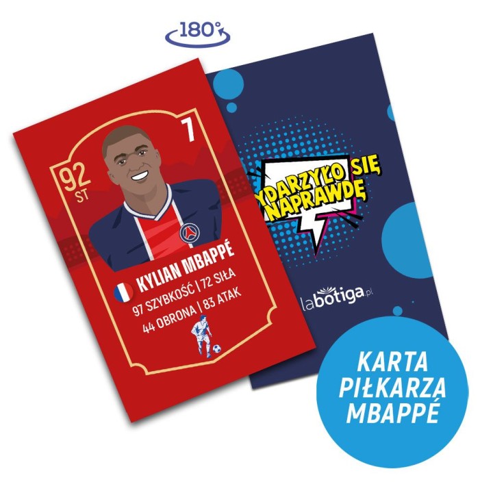 Karta do gry Wydarzyło się naprawdę Mbappe