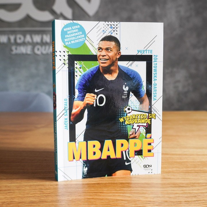 Zdjęcie pakietu Mbappé. Nowy książę futbolu (zakładka gratis) w księgarni sportowej Labotiga