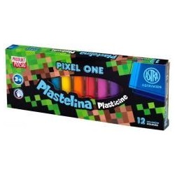 Plastelina Pixel One 12 kolorów ASTRA