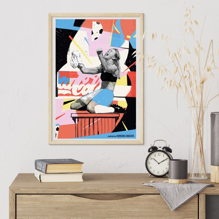 Plakat 2 inspirowany książką Kopalnia 6