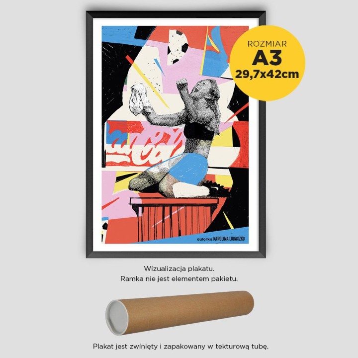 Plakat 2 inspirowany książką Kopalnia 6