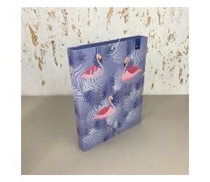 Teczka Box A4 na gumkę Moderno Flamingi