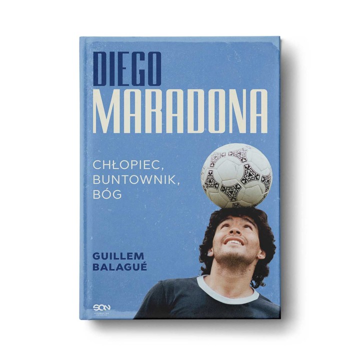 Okładka książki Diego Maradona. Chłopiec, buntownik, bóg w księgarni sportowej Labotiga