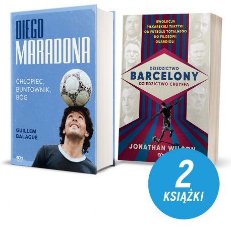 Diego Maradona. Chłopiec, buntownik, bóg + Dziedzictwo Barcelony (pocztówki gtaris)