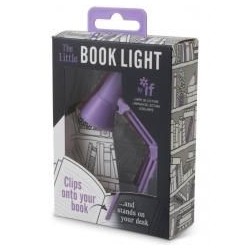 The Little Book Light Lampka do książki liliowa