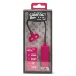 Compact Book Light Lampka do książki różowa