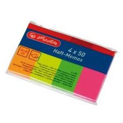 Karteczki indeksujące SP 4x50K neon