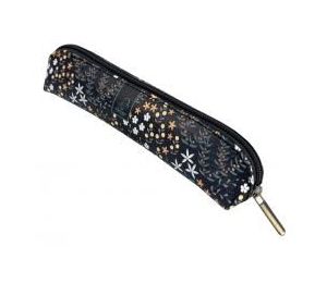 Piórnik mini Kwiaty oliwkowe