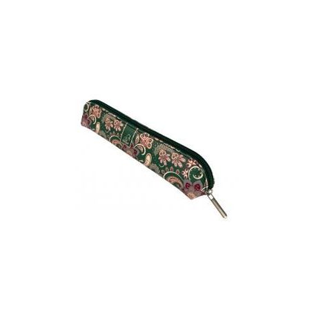 Piórnik mini Paisley Kwiaty green