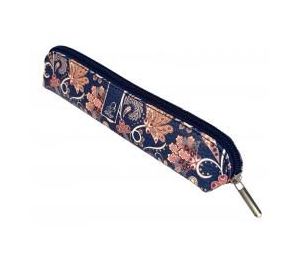 Piórnik mini Paisley Kwiaty blue
