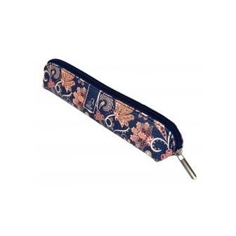 Piórnik mini Paisley Kwiaty blue