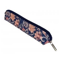 Piórnik mini Paisley Kwiaty blue
