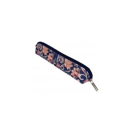 Piórnik mini Paisley Kwiaty blue
