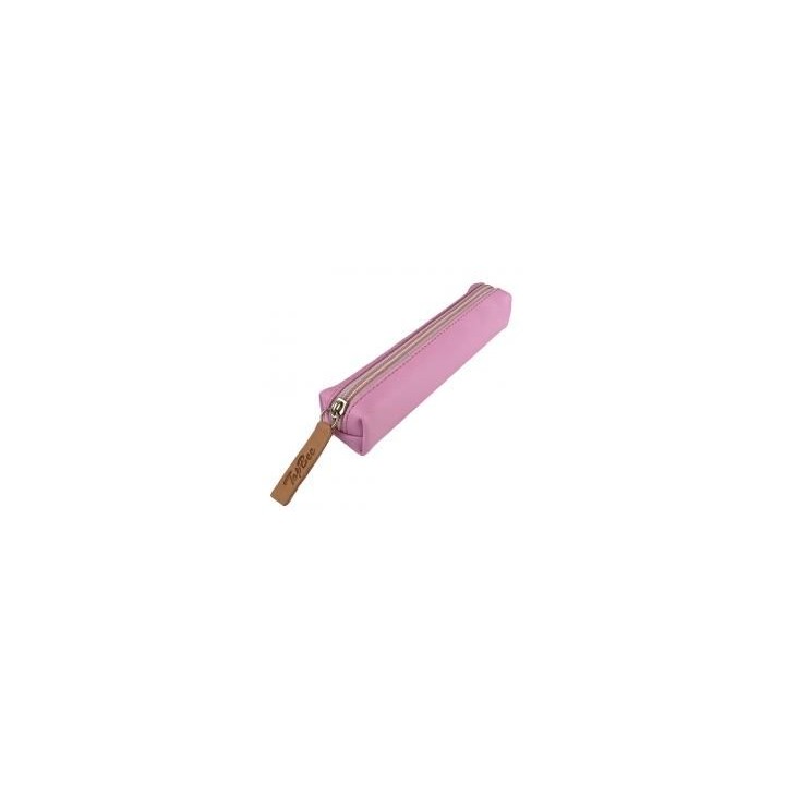 Piórnik mini prostokąt Róż pastel