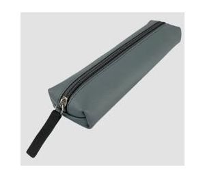 Piórnik Jamnik ekoskóra Popielaty