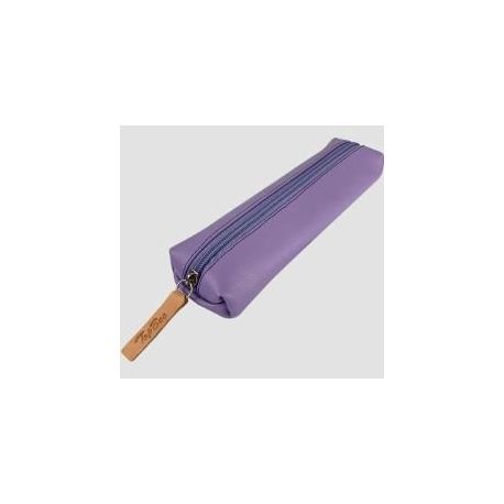 Piórnik Jamnik ekoskóra Fiolet pastel