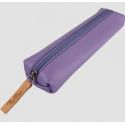 Piórnik Jamnik ekoskóra Fiolet pastel