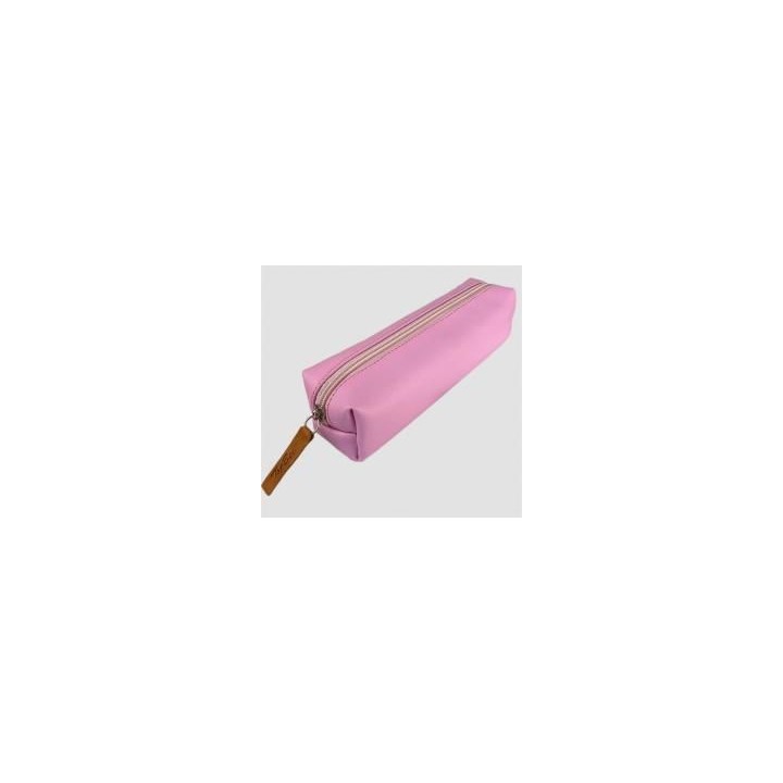 Piórnik prostokąt Róż pastel