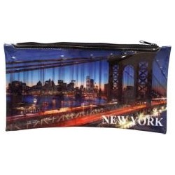 Piórnik PP z nadrukiem na suwak New York