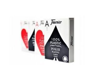 Jumbo Poker 100% plastik FOURNIER