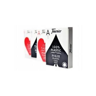 Jumbo Poker 100% plastik FOURNIER