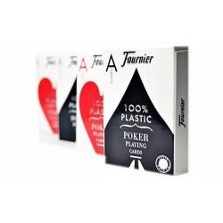 Jumbo Poker 100% plastik FOURNIER