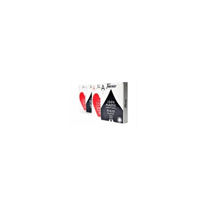 Jumbo Poker 100% plastik FOURNIER