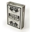 Karty Texas Hold'em srebrny/czarny CARTAMUNDI
